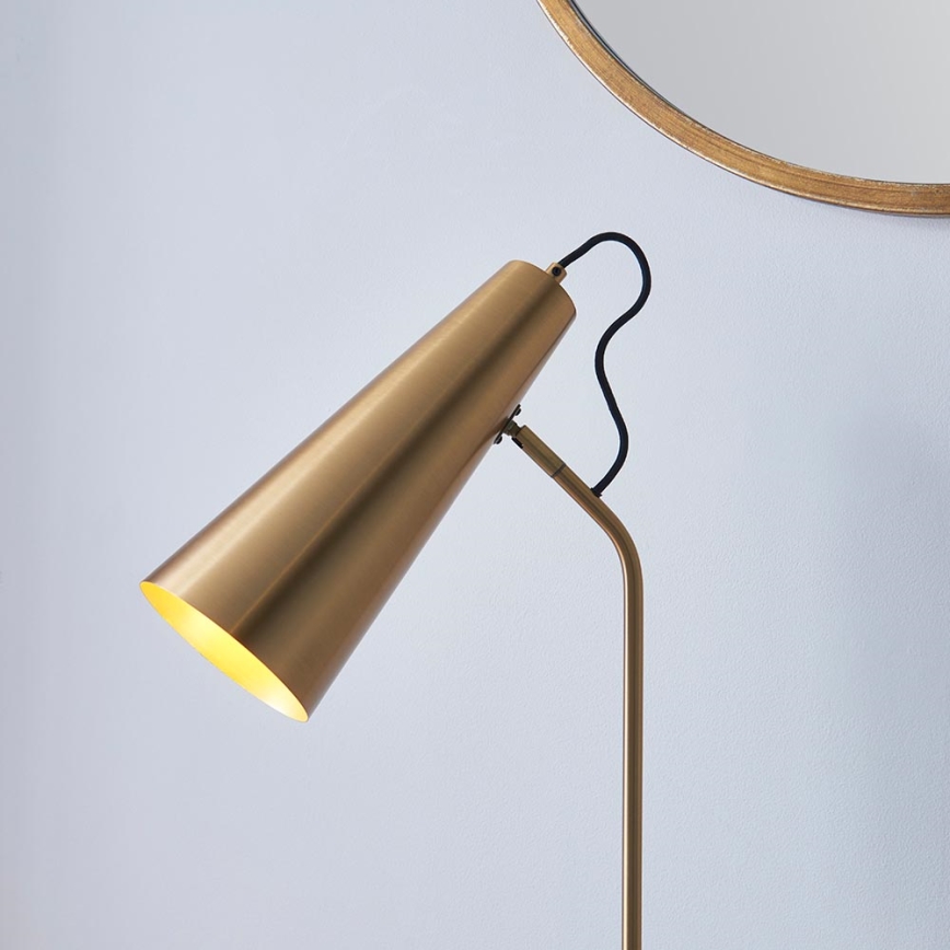 Endon 107527 - Galda lampa KARNA 1xE27/10W/230V misiņš