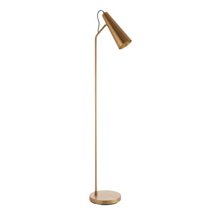 Endon 107528 - Grīdas lampa KARNA 1xE27/10W/230V misiņš