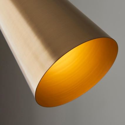 Endon 107528 - Grīdas lampa KARNA 1xE27/10W/230V misiņš