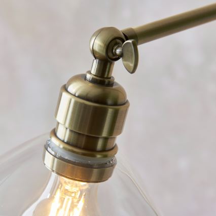 Endon 107609 - Stāvlampa 1xE27/10W/230V misiņš