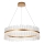 Endon 107672 - LED regulējama lustra uz troses ADRIEL LED/83W/230V 3000K Ø 89 cm zelta/caurspīdīga