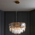 Endon 107785 - Piekarāmā lustra ar trosi 9xE14/6W/230V zelta