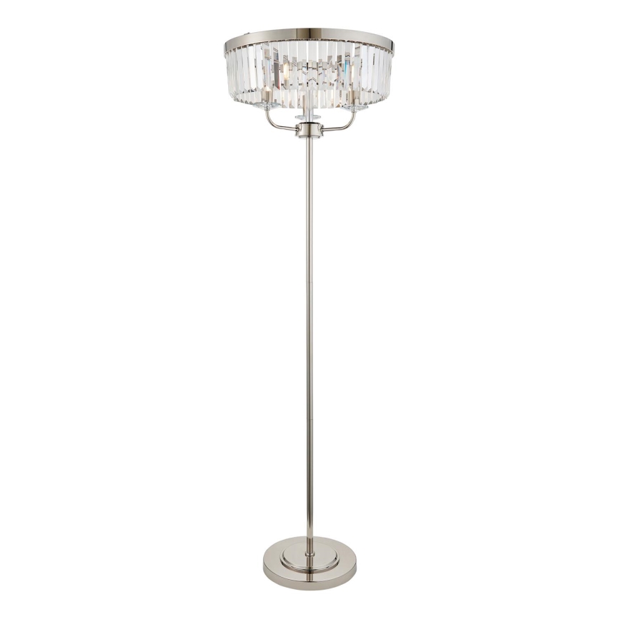 Endon 108103 - Grīdas stāvlampa CHESTERFIELD 3xE14/6W/230V spīdīgi hromēts