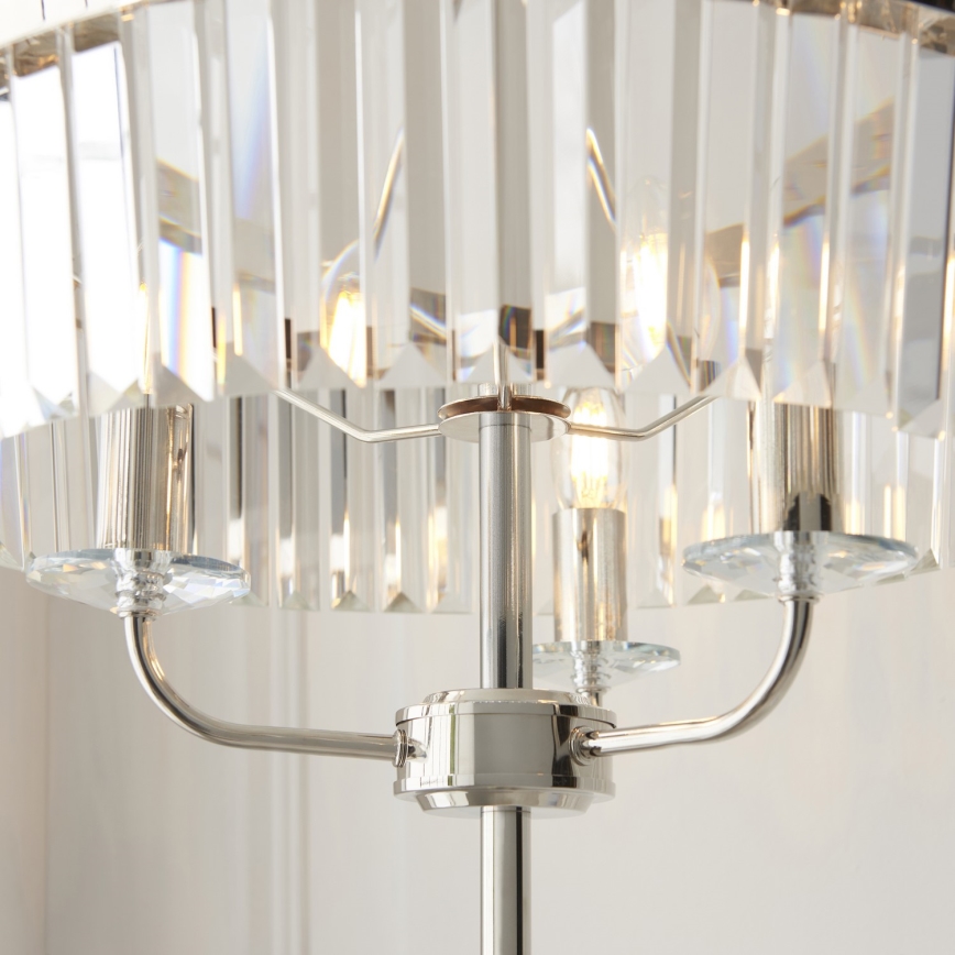 Endon 108103 - Grīdas stāvlampa CHESTERFIELD 3xE14/6W/230V spīdīgi hromēts