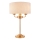 Endon 110721 - Galda lampa HIGHCLERE 3xE14/18W/230V bēša/misiņš
