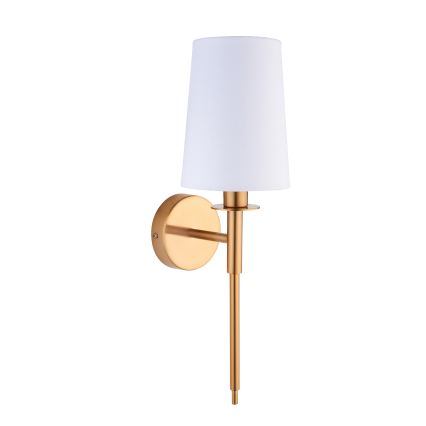 Endon 110738 - Sienas lampa 1xE14/6W/230V balta/zelta