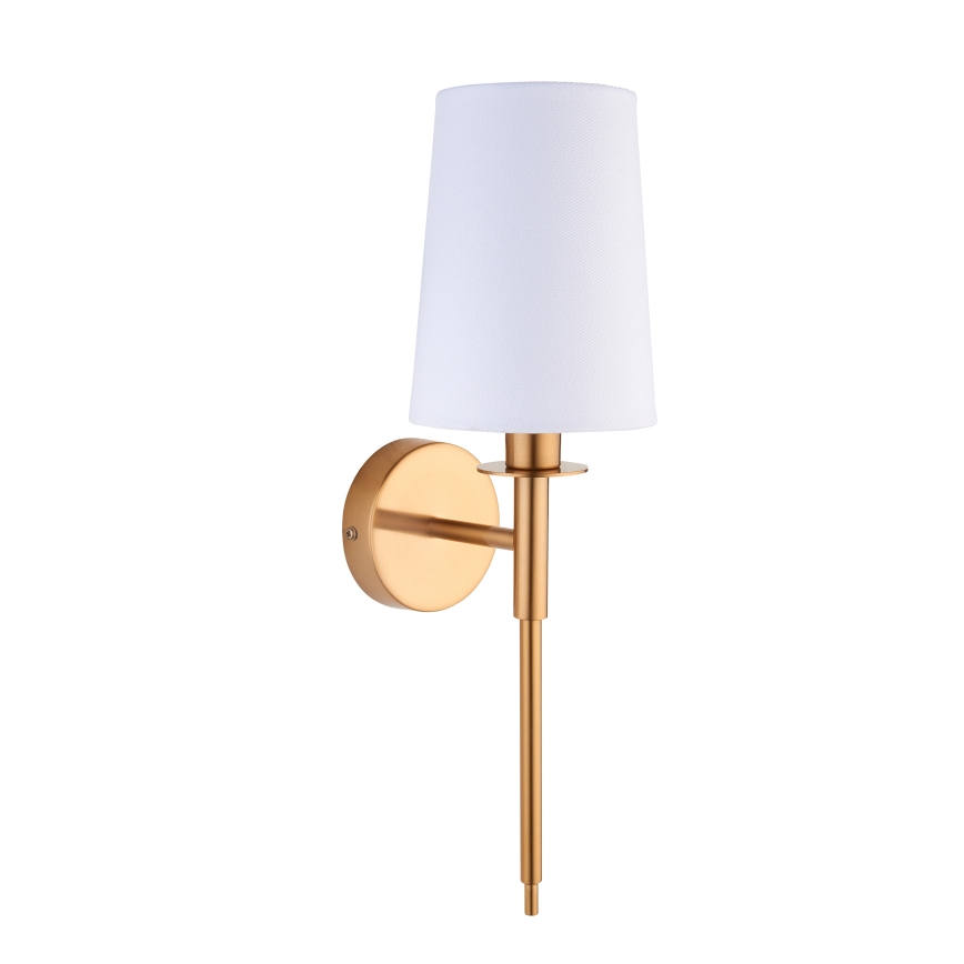 Endon 110738 - Sienas lampa 1xE14/6W/230V balta/zelta