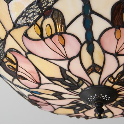 Endon 111892 - Piestiprināma lustra Tiffany ASHTON 3xE27/10W/230V Ø 45 cm