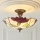 Endon 111896 - Pievirzīta Tiffany BOTANICA griestu lustra 3xE27/10W/230V Ø 45 cm