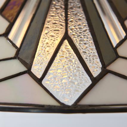 Endon 111922 - lustra ar ķēdi Tiffany ASTORIA 3xE27/10W/230V diam. 48 cm