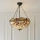 Endon 112251 - Lustra ar ķēdi Tiffany DRAGONFLY 3xE27/60W/230V Ø 50 cm