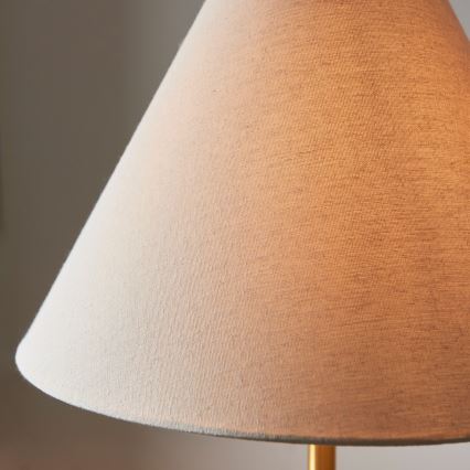 Endon 114209 - Grīdas lampa 1xE27/10W/230V bēša/zeltaina