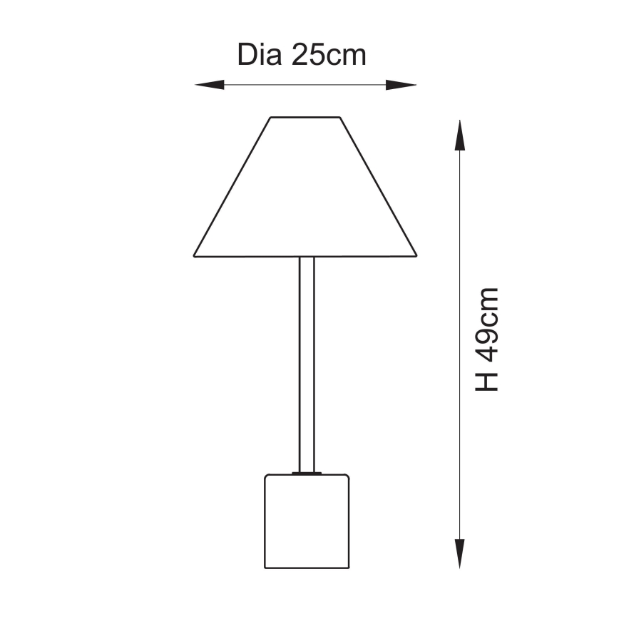 Endon 114211 - Galda lampa 1xE14/7W/230V bēša/misiņa