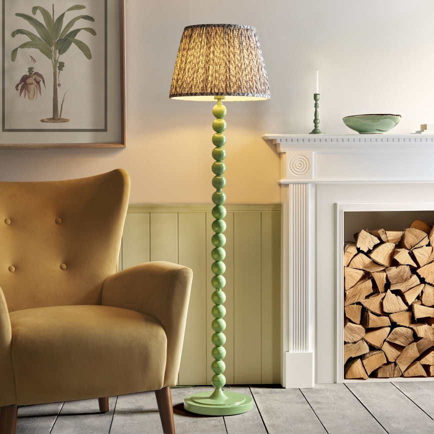 Endon 114634 - Grīdas stāvlampa HIGGLEDY 1xE27/10W/230V zaļa/pelēka