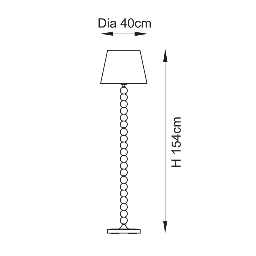 Endon 114667 - Grīdas stāvlampa HIGGLEDY 1xE27/10W/230V rozā