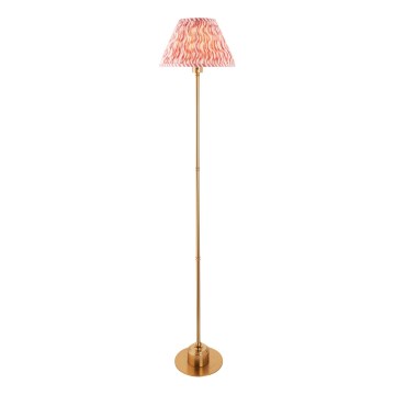 Endon 114786 - LED Aptumšojama uzlādējama grīdas stāvlampa BURLEY LED/1,5W/5V 3600 mAh misiņš/rozā