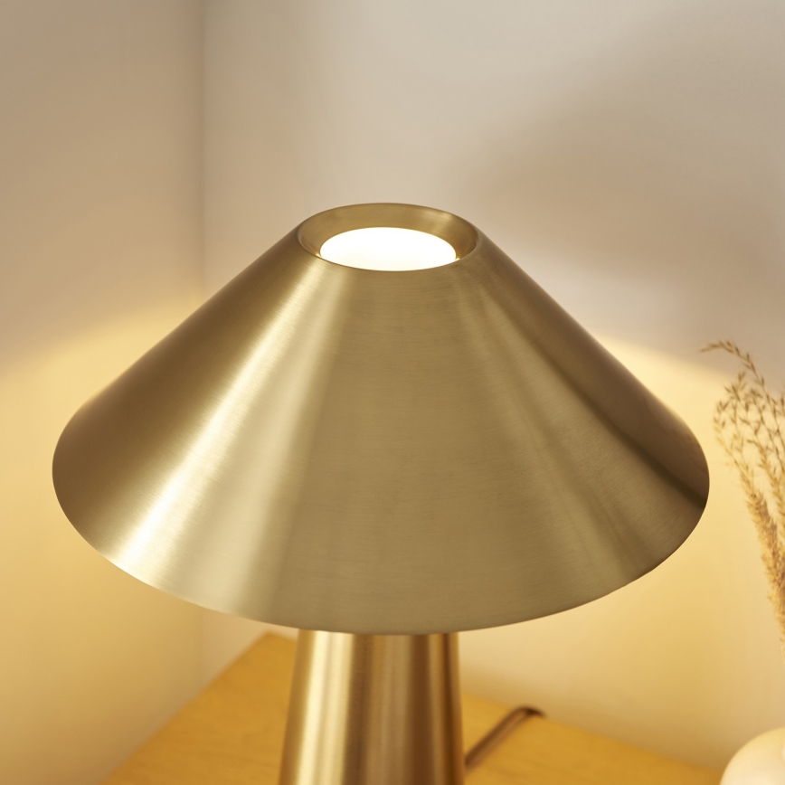 Endon 118685 - Galda lampa ISAK 1xE27/10W/230V zelta