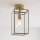 Endon 119143 - HAMMOND uz virsmas montējama griestu lampa 1xE27/10W/230V misiņš