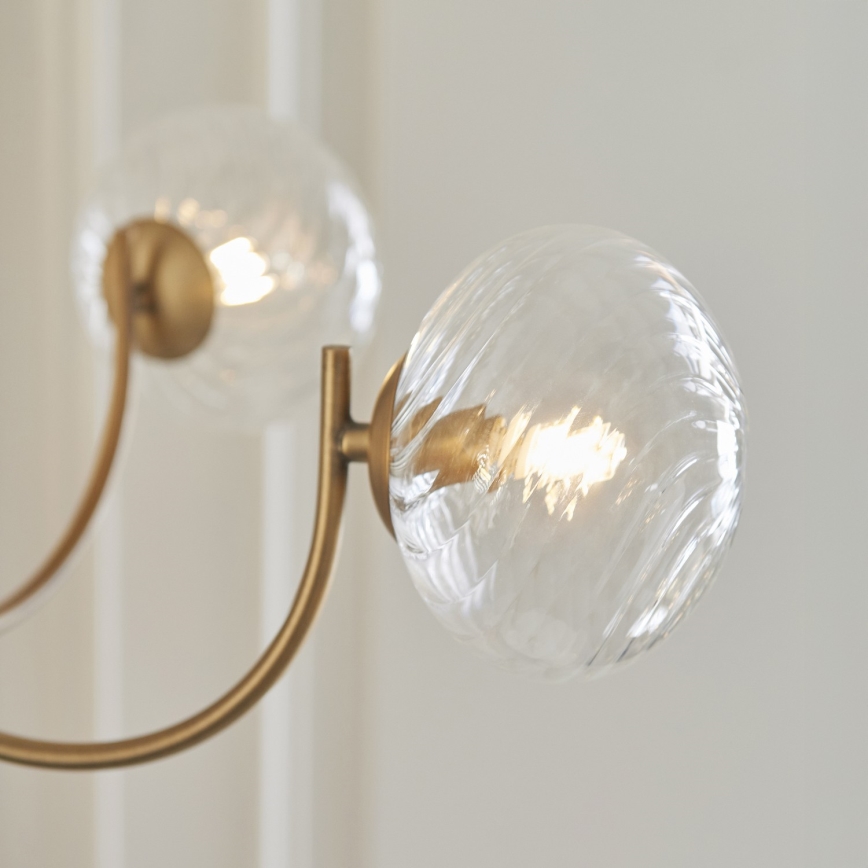 Endon 119210 - Lustra uz stieņa HAGUE 5xG9/5W/230V misiņš