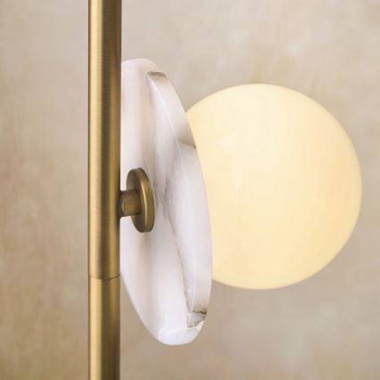 Endon 120042 - Grīdas lampa CERCHIO 3xG9/5W/230V misiņš