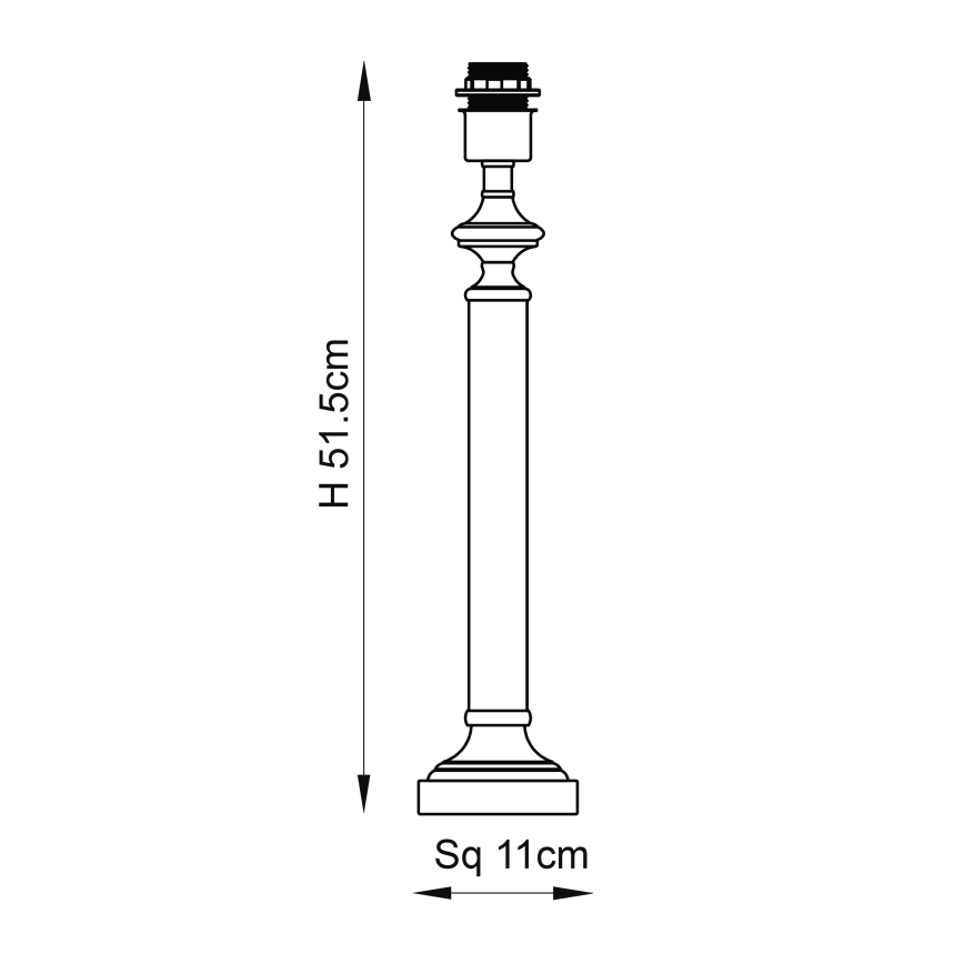 Endon 122515 - Galda lampa AVEBURY 1xE27/10W/230V misiņš/zaļa