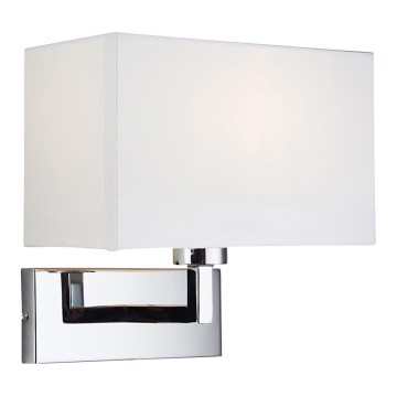 Endon 56373 - Sienas lampa PICCOLO 1xE27/10W/230V balta/spīdīgi hromēts