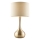 Endon 61191 - Aptumšojama galda lampa PICCADILLY 1xE14/40W/230V misiņš/bēša