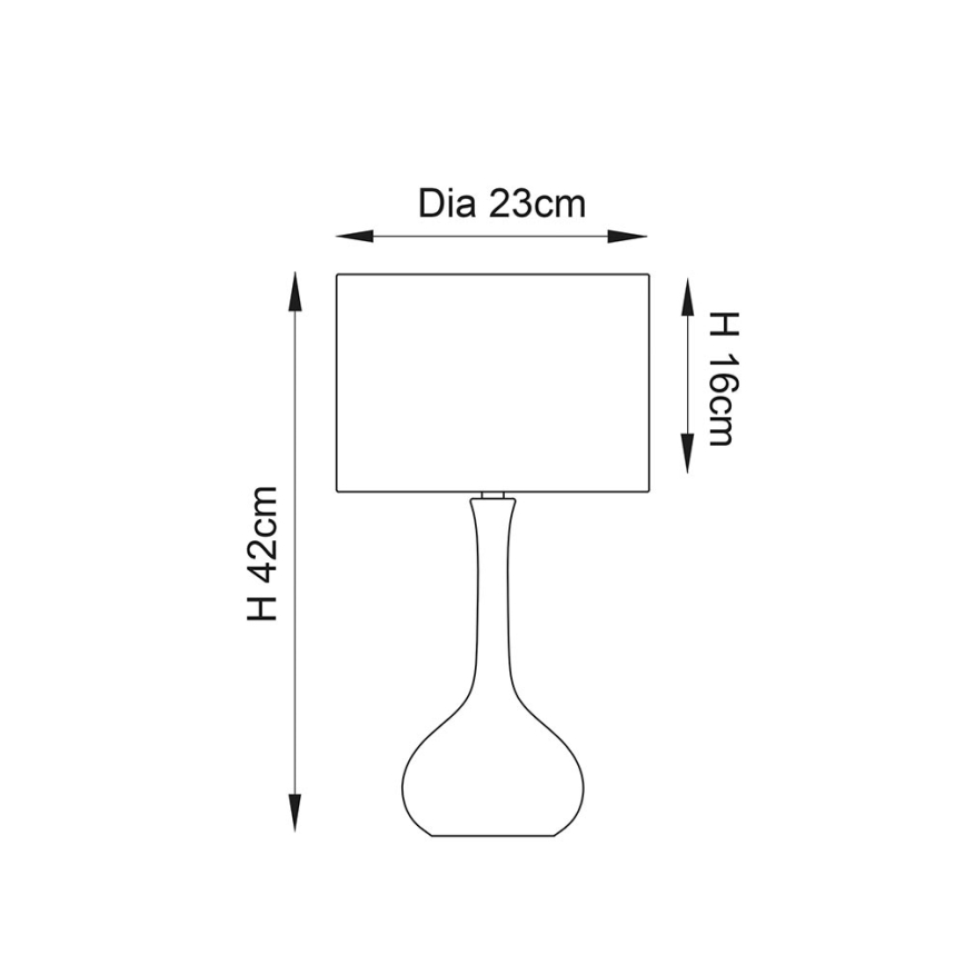 Endon 61192 - Regulējama galda lampa PICCADILLY 1xE14/40W/230V matēts hroms/pelēka