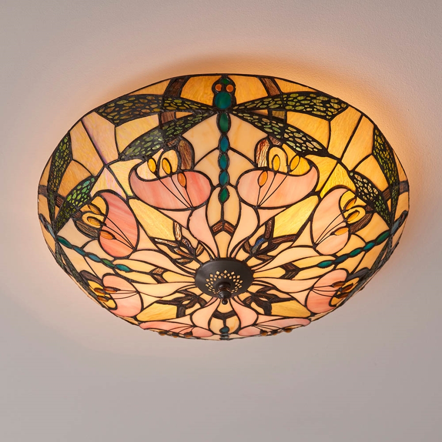 Endon 63922 - Griestu lampa ASHTON 2xE27/60W/230V d. 45 cm
