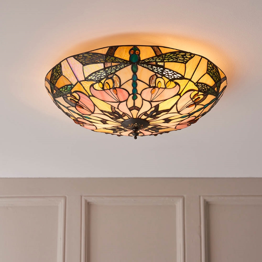 Endon 63922 - Griestu lampa ASHTON 2xE27/60W/230V d. 45 cm