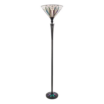 Endon 63933 - Grīdas lampa Tiffany ASTORIA 1xE27/60W/230V Ø 40 cm