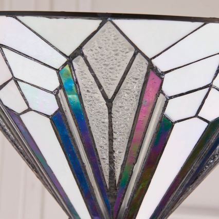 Endon 63933 - Grīdas lampa Tiffany ASTORIA 1xE27/60W/230V Ø 40 cm