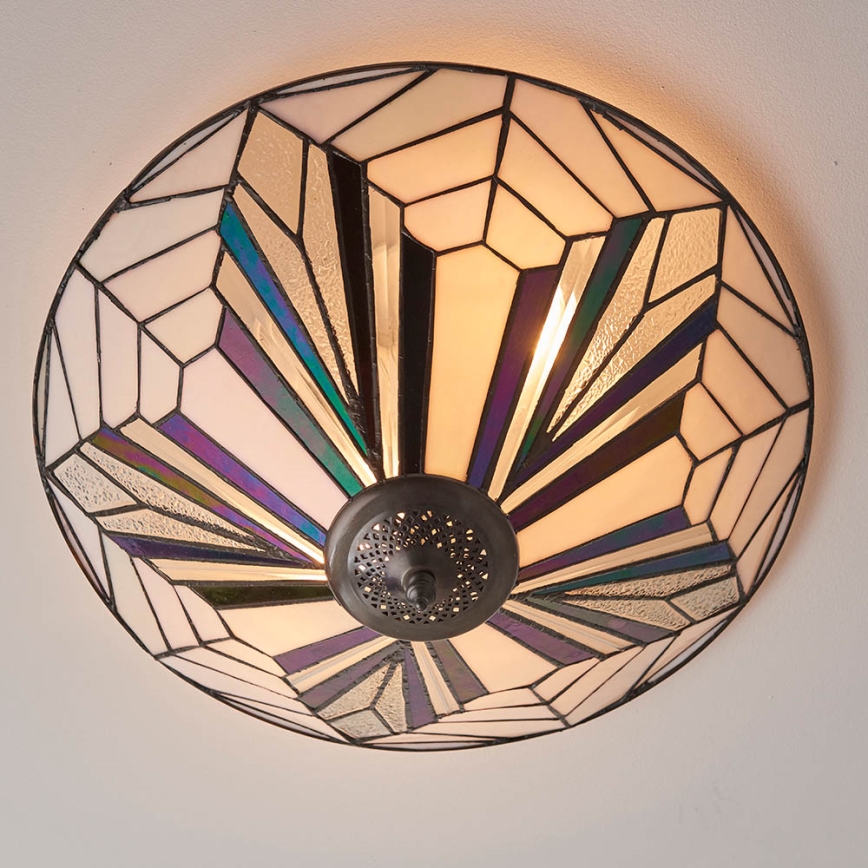 Endon 63935 - Griestu lampa ASTORIA 2xE27/60W/230V d. 48 cm