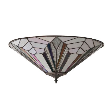 Endon 63935 - Tiffany ASTORIA griestu lampa, 2x E27/60W/230V, Ø 48 cm