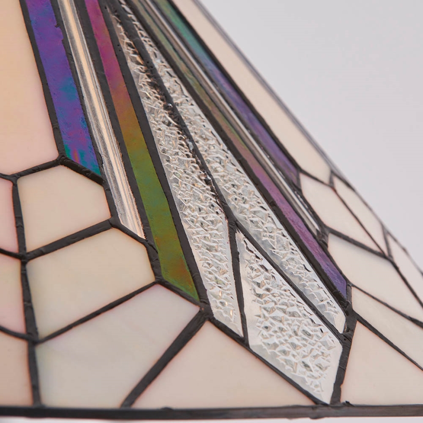 Endon 63937 - Pakaramā lustra ar ķēdi Tiffany ASTORIA 1xE27/60W/230V Ø 40 cm