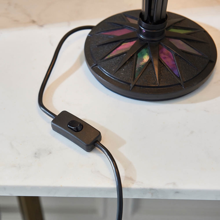 Endon 63939 - Galda lampa ASTORIA 2xE27/60W/230V Ø 40 cm