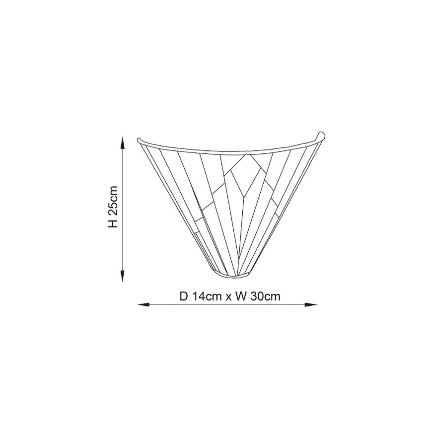 Endon 63940 - Sienas lampa ASTORIA 1xE14/40W/230V