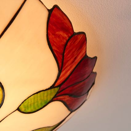 Endon 63960 - Griestu gaismeklis Tiffany BOTANICA 2xE27/60W/230V Ø 45 cm