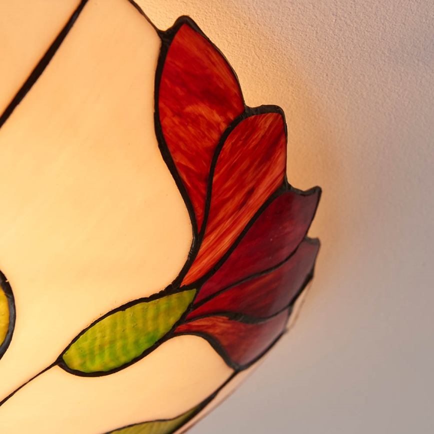 Endon 63960 - Griestu gaismeklis Tiffany BOTANICA 2xE27/60W/230V Ø 45 cm