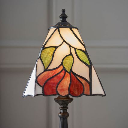 Endon 63963 - Tiffany BOTANICA galda lampa 1xE14/40W/230V Ø 16 cm