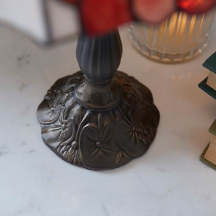 Endon 63963 - Tiffany BOTANICA galda lampa 1xE14/40W/230V Ø 16 cm