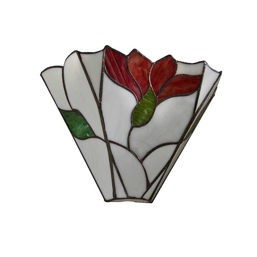 Endon 63964 - Sienas gaismeklis Tiffany BOTANICA 1xE14/40W/230V