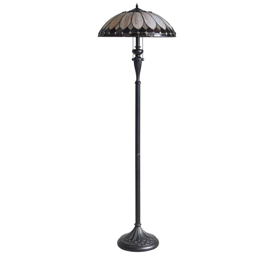 Endon 63972 - Grīdas lampa BROOKLYN 2xE27/60W/230V Ø 50 cm