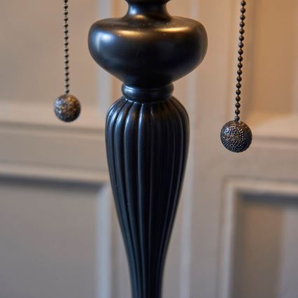 Endon 63972 - Grīdas lampa Tiffany BROOKLYN 2xE27/60W/230V Ø 50 cm