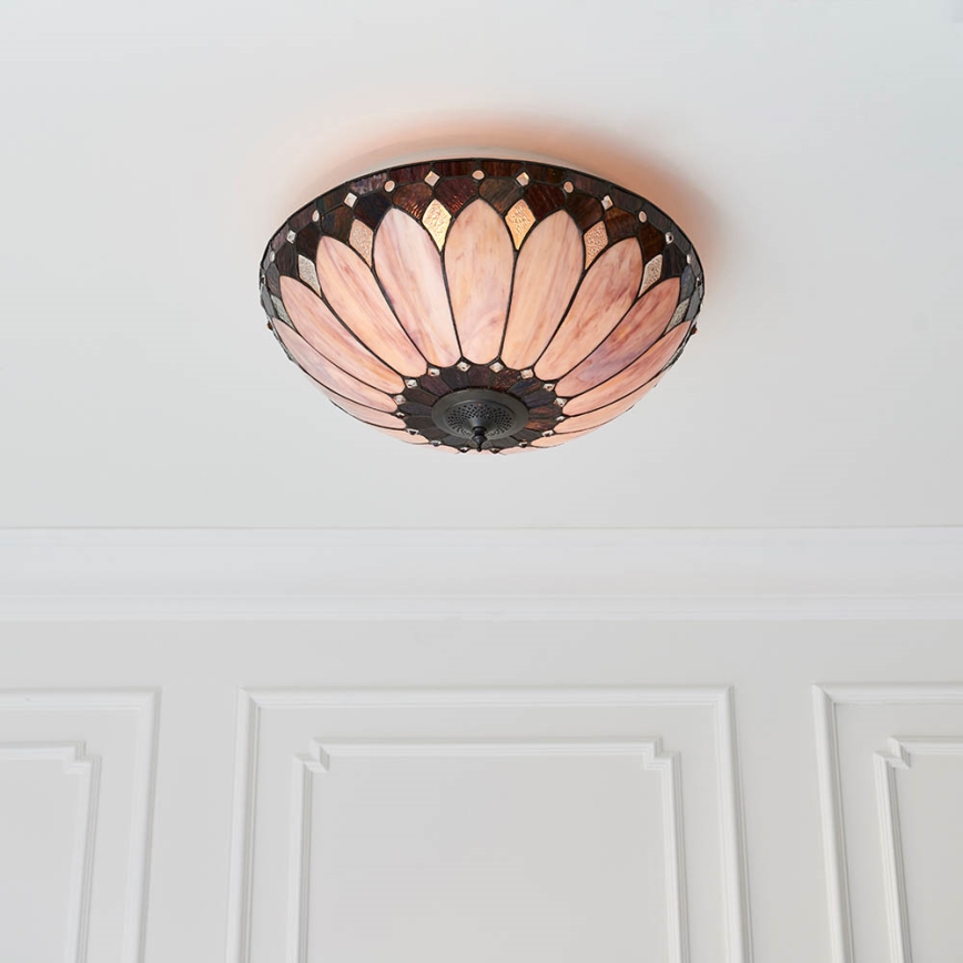 Endon 63973 - Griestu lampa BROOKLYN 2xE14/60W/230V d. 50 cm
