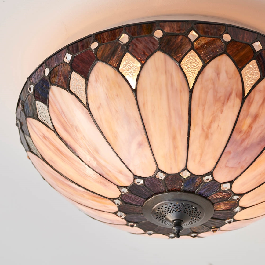 Endon 63973 - Griestu lampa BROOKLYN 2xE14/60W/230V d. 50 cm