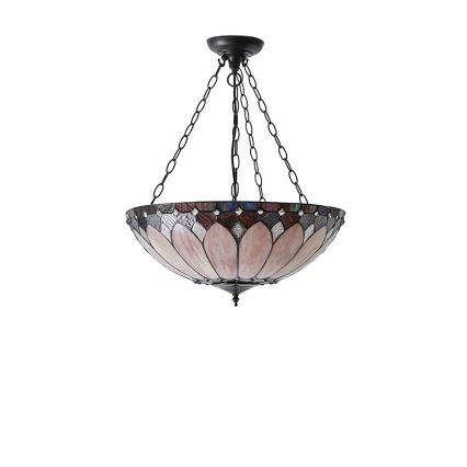 Endon 63976 - Karājoša lustra BROOKLYN ar ķēdi, 3xE27/60W/230V, Ø 50 cm