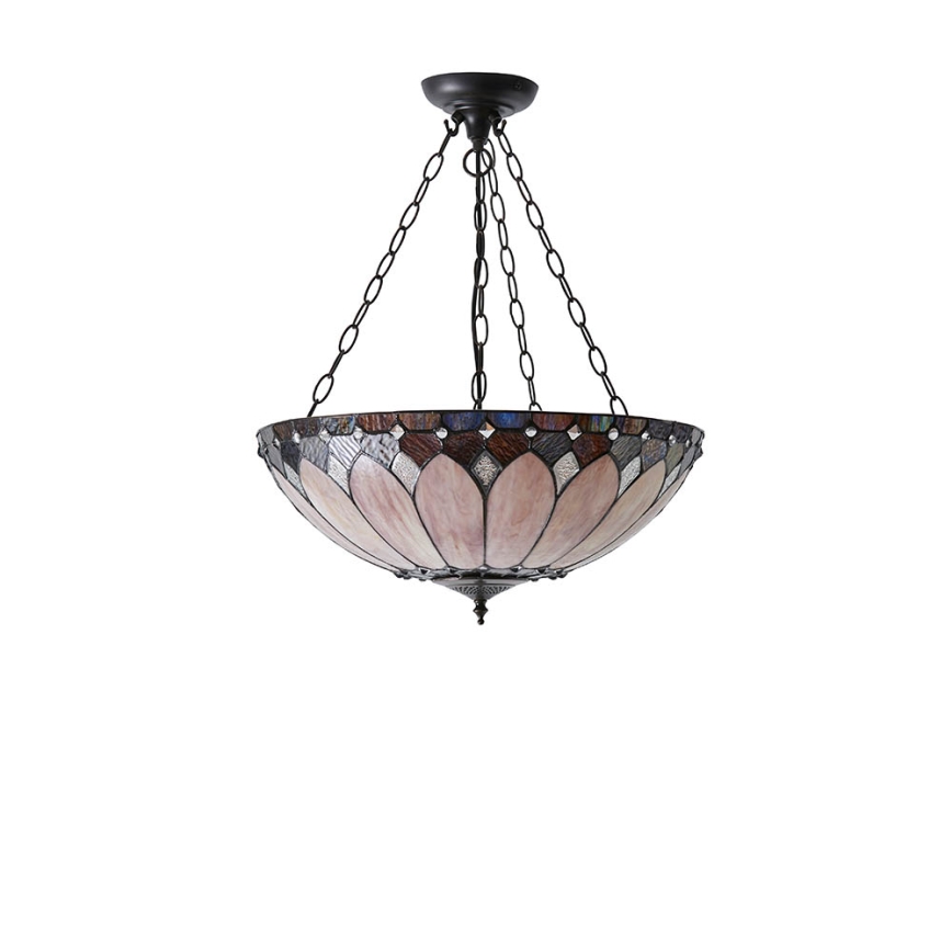 Endon 63976 - Karājoša lustra BROOKLYN ar ķēdi, 3xE27/60W/230V, Ø 50 cm