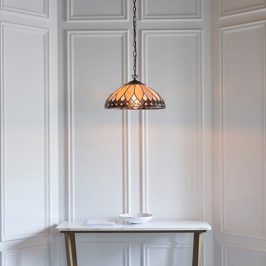 Endon 63977 - Lustra ar ķēdi BROOKLYN 1xE27/60W/230V d. 40 cm