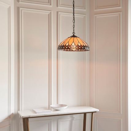 Endon 63977 - Lustra ar ķēdi BROOKLYN 1xE27/60W/230V d. 40 cm